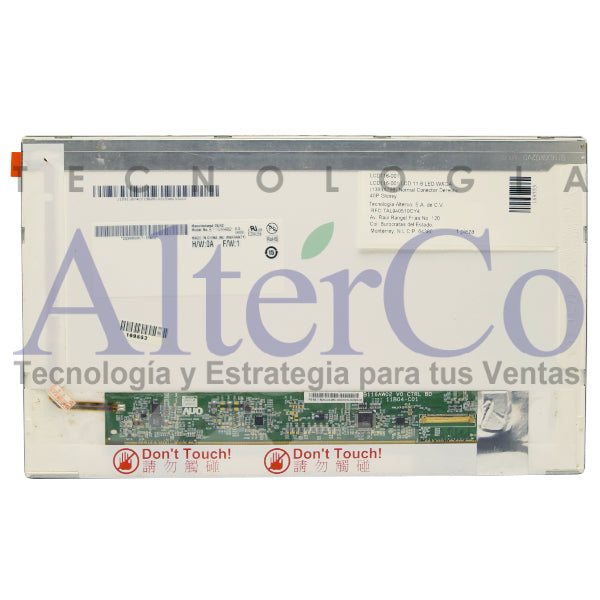 Lcd116 001 Pantalla Lcd 116 Led Wxga 1366x768 Normal Conector Derec Tecnología Altérco 2956